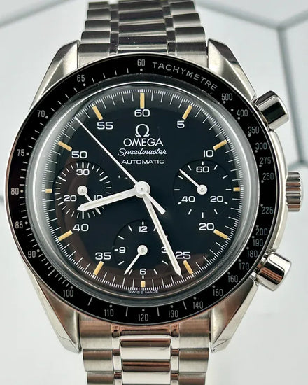 Omega Speedmaster Reduced 39MM Black Dial Steel Bracelet (3510.50)