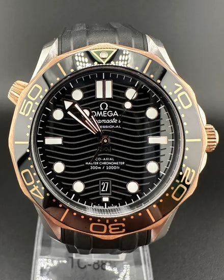 Omega Seamaster Diver 300M 42MM Black Dial Rubber Strap (210.22.42.20.01.002)
