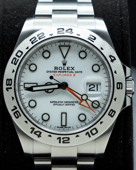 2019 Rolex Explorer II "Polar" 42MM White Dial Oyster Bracelet (216570)