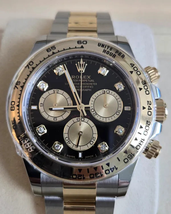 2025 Rolex Cosmograph Daytona 40MM Black Dial Two-Tone Oyster Bracelet (126503)
