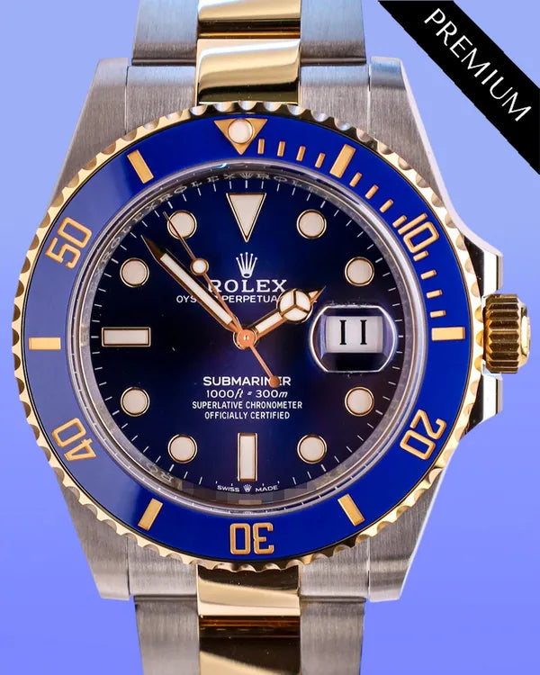 2025 Rolex Submariner Date "Bluesy" 41MM Blue Dial Two-Tone Oyster Bracelet (126613LB)