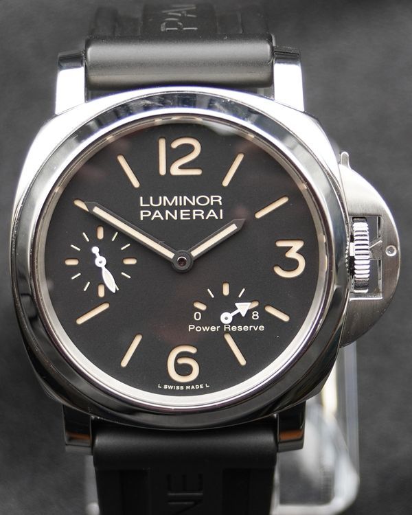 2019 Panerai Luminor 8 Days 44MM Black Dial Rubber Strap (PAM00795)