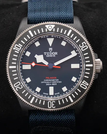 2024 Tudor Pelagos FXD "Alinghi Red Bull Racing" 42MM Blue Dial Textile Strap (25707KN)