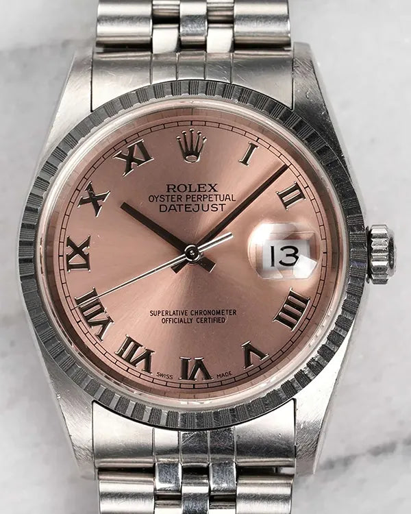 Rolex Datejust 36MM Salmon Dial Jubilee Bracelet (16220)