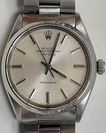 Rolex Air-King 34MM Silver Dial Oyster Bracelet (5500)