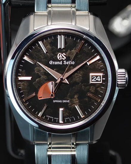 Grand Seiko Spring Drive "Ginza" L.E. 40MM Black Dial Steel Bracelet (SBGA425)