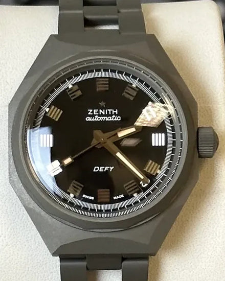 2024 Zenith Defy Revival Shadow 37MM Black Dial Titanium Bracelet (97.A3642.670/21.M3642)