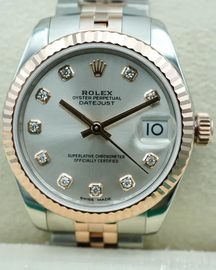 2018 Rolex Datejust 31MM Silver Dial Two-Tone Jubilee Bracelet (178271)