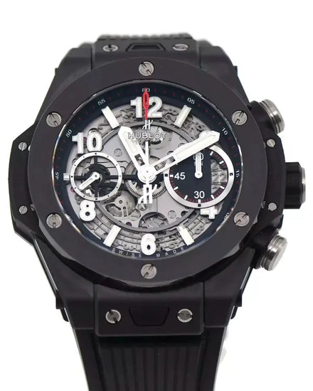 2022 Hublot Big Bang "Black Magic" 42MM Skeleton Dial Rubber Strap (441.CI.1170.RX)