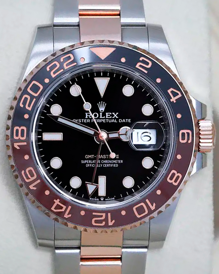 2023 Rolex GMT-Master II "Root Beer" 40MM Black Dial Two-Tone Oyster Bracelet (126711CHNR)