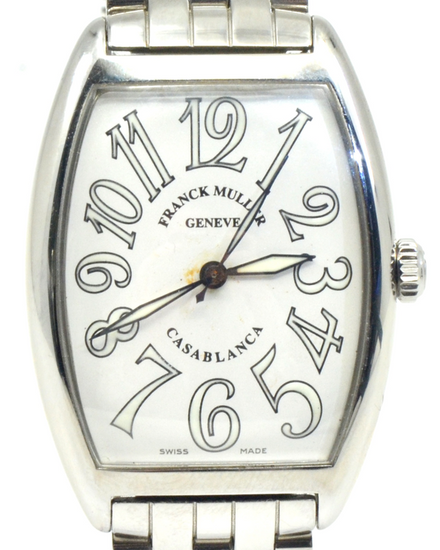 Franck Muller Casablanca Sunset 31MM Silver Dial Steel Bracelet (2852)