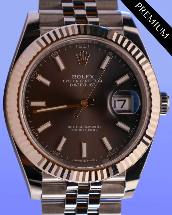 2025 Rolex Datejust 41MM Grey Dial Jubilee Bracelet (126334)