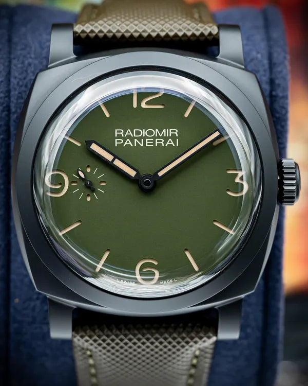 2019 Panerai Radiomir 1940 48MM Green Dial Rubber Strap (PAM00997)