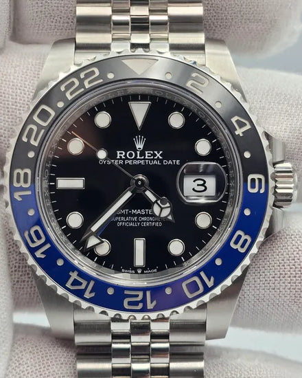 2023 Rolex GMT-Master II "Batgirl" 40MM Black Dial Jubilee Bracelet (126710BLNR)