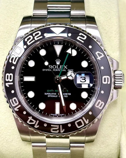 Rolex GMT-Master II 40MM Black Dial Oyster Bracelet (116710LN)