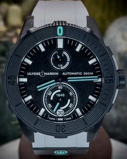 2023 Ulysse Nardin Diver "One More Wave" L. E. 44MM Black Dial Rubber Strap (1183-170LE-2A-OMW)