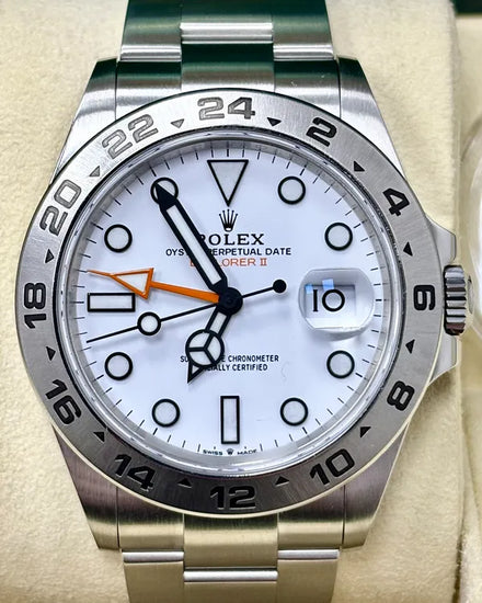 2021 Rolex Explorer II "Polar" 42MM White Dial Oyster Bracelet (226570)