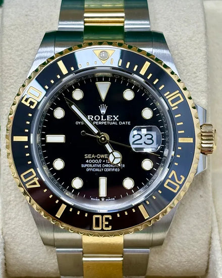 2019 Rolex Sea-Dweller 43MM Black Dial Two-Tone Oyster Bracelet (126603)