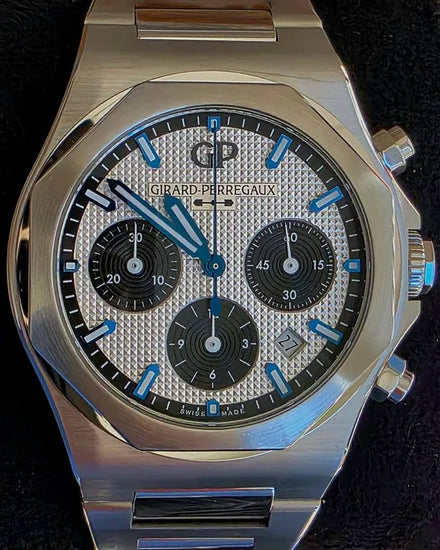 2025 Girard Perregaux Laureato 42MM Silver Dial Steel Bracelet (81020-11-131-11A)