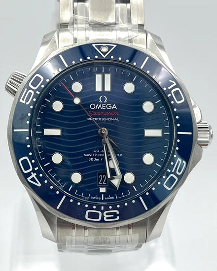 2025 Omega Seamaster Diver 300M 42MM Blue Dial Steel Bracelet (210.30.42.20.03.001)