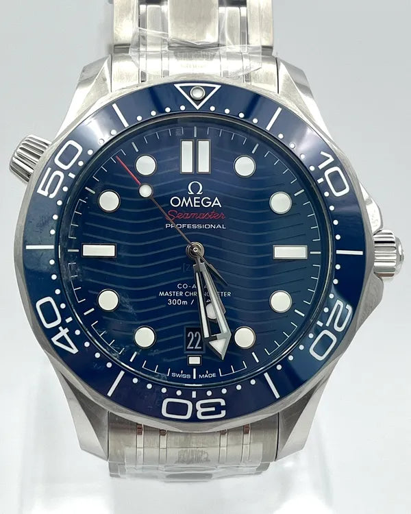 2025 Omega Seamaster Diver 300M 42MM Blue Dial Steel Bracelet (210.30.42.20.03.001)