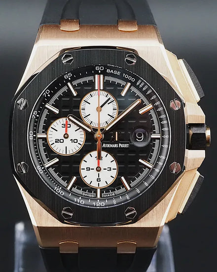 2015 Audemars Piguet Royal Oak Offshore Chronograph 44MM Black Dial Rubber Strap (26400RO.OO.A002CA.01)