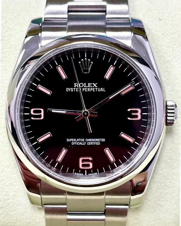 Rolex Oyster Perpetual 36MM Black Dial Oyster Bracelet (116000)