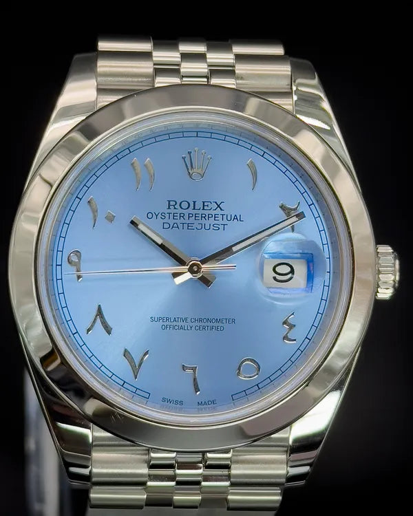 2024 Rolex Datejust 41MM Aftermarket Blue Dial Jubilee Bracelet (126300)