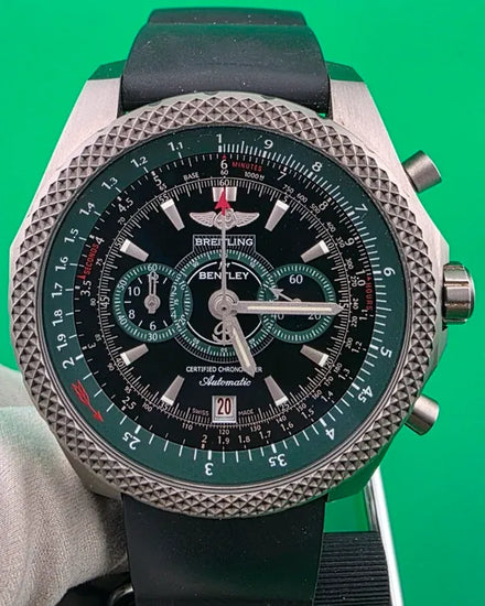 Breitling Bentley Supersports L.E. 49MM Black Dial Rubber Strap (E2736536/BB37)