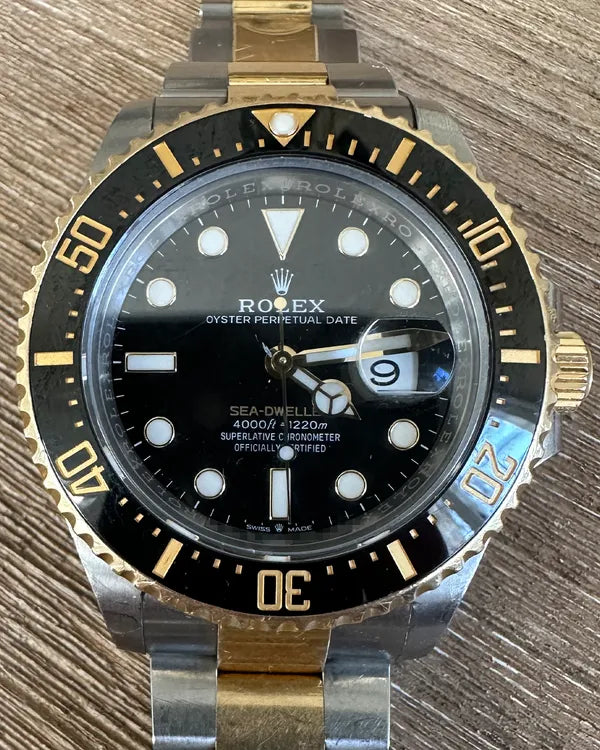 Rolex Sea-Dweller 43MM Black Dial Two-Tone Oyster Bracelet (126603)