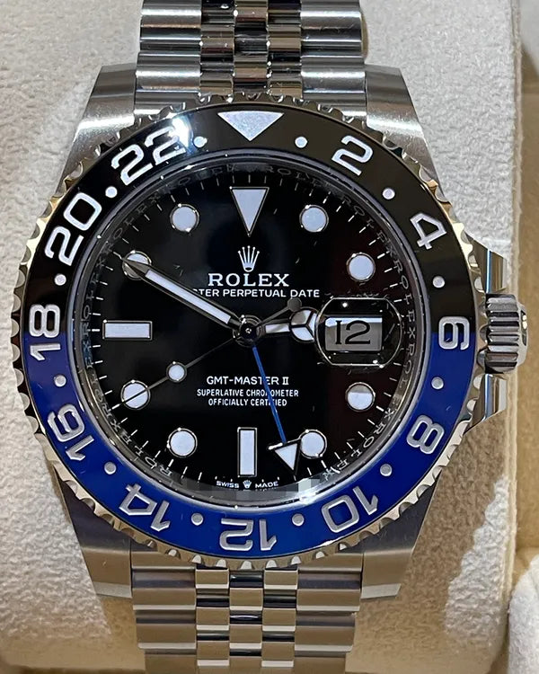 2025 Rolex GMT-Master II "Batgirl" 40MM Black Dial Jubilee Bracelet (126710BLNR)