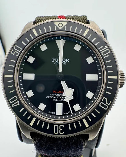 No Reserve - 2023 Tudor Pelagos FXD 42MM Black Dial Textile Strap (25717N)