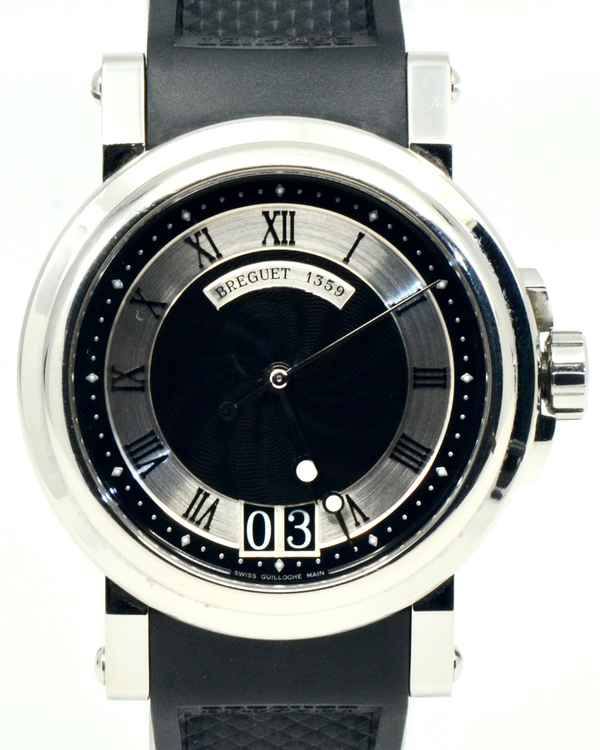 2012 Breguet Marine 39MM Black Dial Rubber Strap (5817ST/92/5V8)