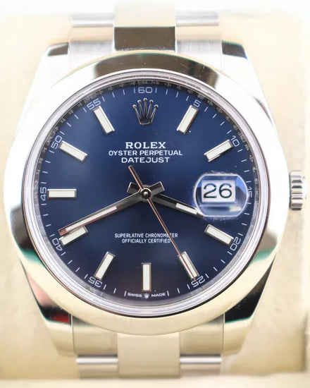 Rolex Datejust 41MM Blue Dial Oyster Bracelet (126300)