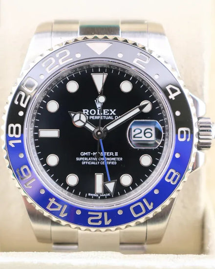 Rolex GMT-Master II "Batman" 40MM Black Dial Oyster Bracelet (116710BLNR)