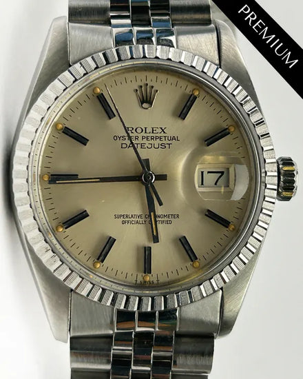 Rolex Datejust 36MM Silver Dial Jubilee Bracelet (16030)