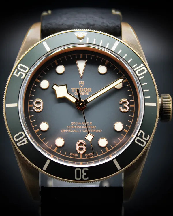 2023 Tudor Black Bay Bronze 43MM Grey Dial Leather Strap (79250BA)