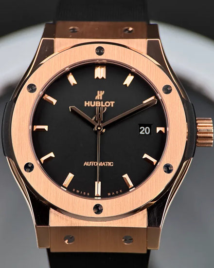 2023 Hublot Classic Fusion 42MM Black Dial Rubber Strap (542.OX.1181.LR)
