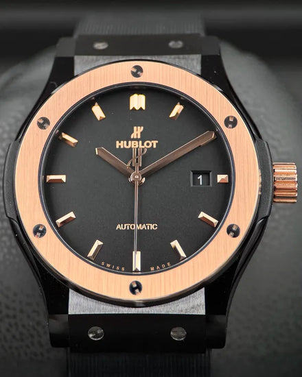2023 Hublot Classic Fusion 42MM Black Dial Rubber Strap (542.CO.1181.RX)