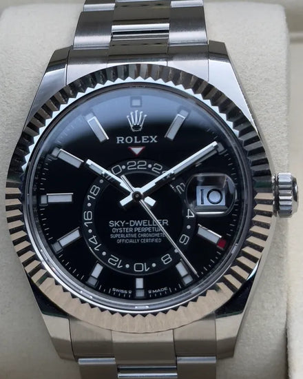 2025 Rolex Sky-Dweller 42MM Black Dial Oyster Bracelet (336934)