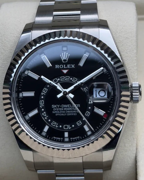 2025 Rolex Sky-Dweller 42MM Black Dial Oyster Bracelet (336934)