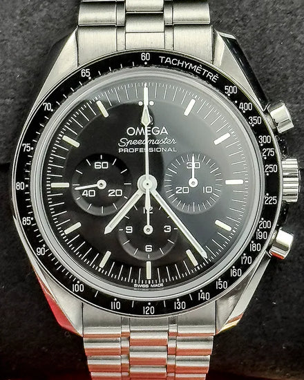2021 Omega Speedmaster Professional Moonwatch 42MM Black Dial Steel Bracelet (310.30.42.50.01.002)