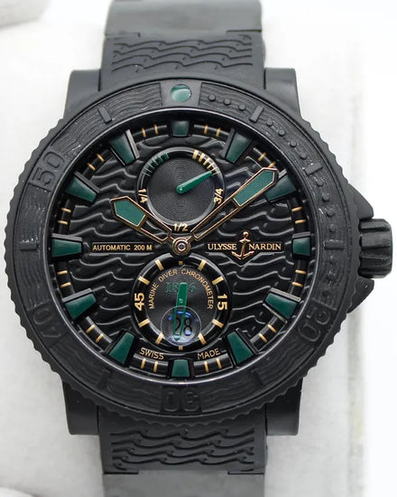 Ulysse Nardin Diver Marine Maxi Diver Black Sea Camo L.E. 45MM Black Dial Rubber Strap (263-92-3C)