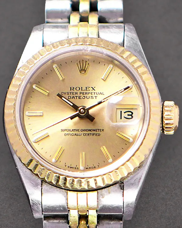 1988 Rolex Lady-Datejust 26MM Champagne Dial Two-Tone Jubilee Bracelet (69173)
