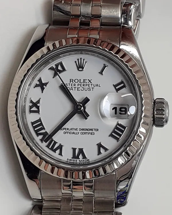 Rolex Lady-Datejust 26MM White Dial Jubilee Bracelet (179174)