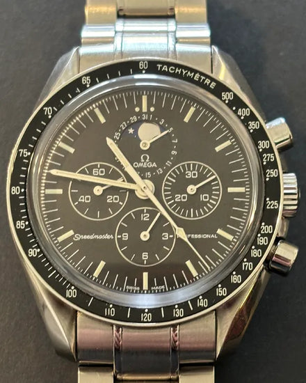 Omega Speedmaster Professional Moonwatch 42MM Black Dial Steel Bracelet (3576.50.00)