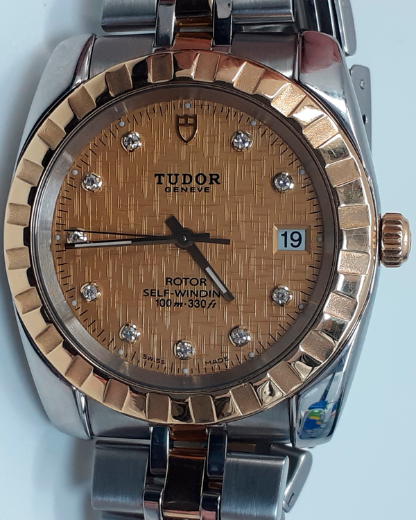 Tudor Classic 38MM Gold Dial Two-Tone Bracelet (21013)