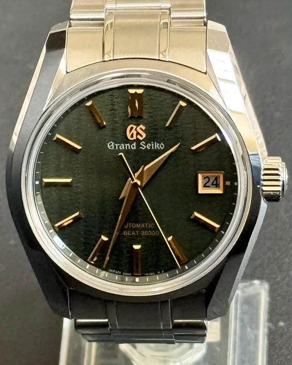 2021 Grand Seiko Heritage Collection "Rikka Early Summer" 40MM Green Dial Steel Bracelet (SBGH271)