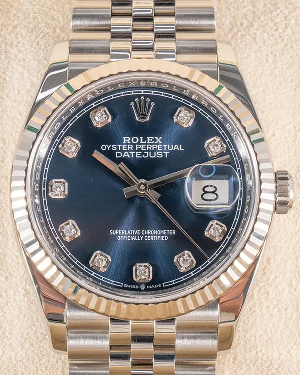 2020 Rolex Datejust 36MM Blue Dial Jubilee Bracelet (126234)
