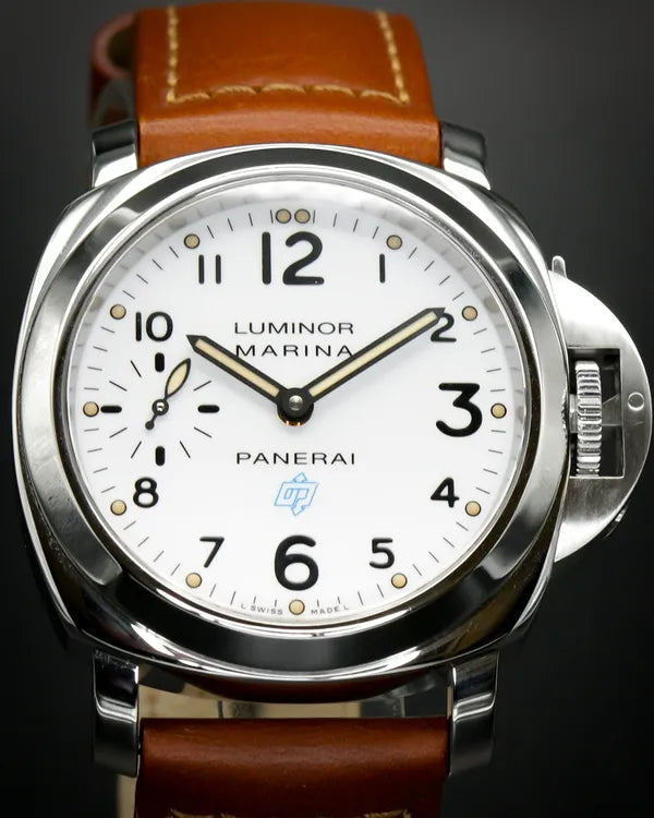Panerai Luminor Marina 44MM White Dial Leather Strap (PAM00660)